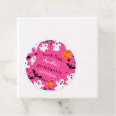 ハロウィンピンクの不気味な誕生日パーティー フェイバータグ (インサイチュ)