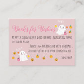 ハロウィンピンクベビーカード用の本 エンクロージャーカード (正面)