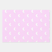 ハロウィンピンク紫こうもりハットランタンスパイダー ラッピングペーパーシート (正面3)