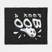 ハロウィンピーカボハロウィーンの衣装 フリースブランケット (正面(横))