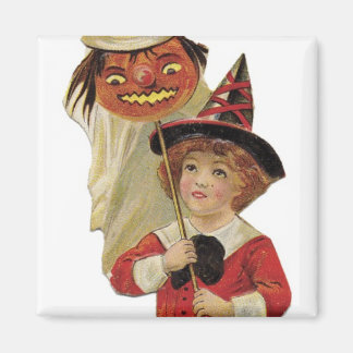 ハロウィンファッションドの少女 マグネット