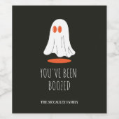 ハロウィンファミリーギフト幽霊 ワインラベル (シングルラベル)