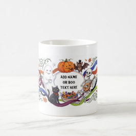 ハロウィンファミリーマグ カップ Folk Art Boo Crew お菓子