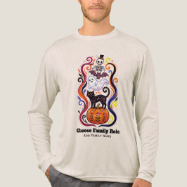 ハロウィンファミリーマッチングTシャツ フォークアートの「Boo」 トライブレンドＴシャツ