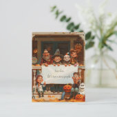 ハロウィンファミリー ポストカード (スタンド正面)