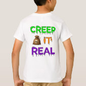 ハロウィンファン必見のスプーキーなシーン 👻 Tシャツ (裏面)