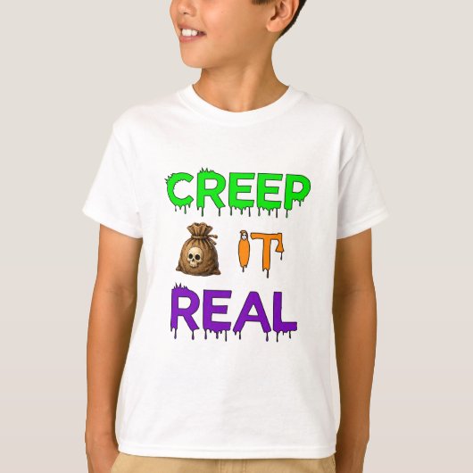 ハロウィンファン必見のスプーキーなシーン 👻 Tシャツ (正面)