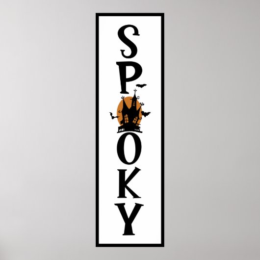 ハロウィンファン |不気味ドアの長さ ポスター (正面)