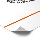 ハロウィンファン |魔女と猫のトリックまたはトリートドア ポスター (角)