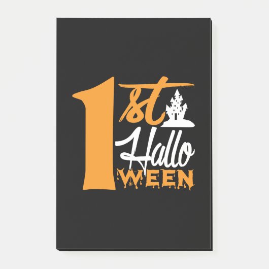 ハロウィンファーストハロウィーン誕生日 ポストイット (正面)