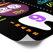 ハロウィンファースト誕生日黒板サイン ポスター (角)