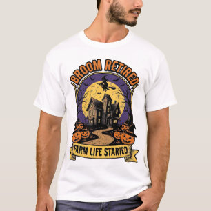 ハロウィンファーマーシャツ スプーキー ハロウィン ファーム 魔法使い T Tシャツ