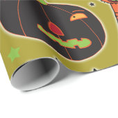 ハロウィンフェイスオフラッピング紙 ラッピングペーパー (ロールコーナー)