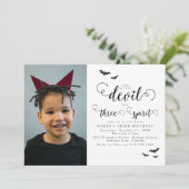 ハロウィンフォトスリースピリット3rd誕生日パーティーイン 招待状 (スタンド正面)