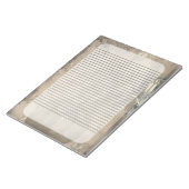 ハロウィンフクロウとカボチャヴィンテージ不気味 ノートパッド (アングル)