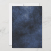 ハロウィンフクロウ幽霊のよく出るハウスパーティー不気味な怖い霧 招待状 (裏面)