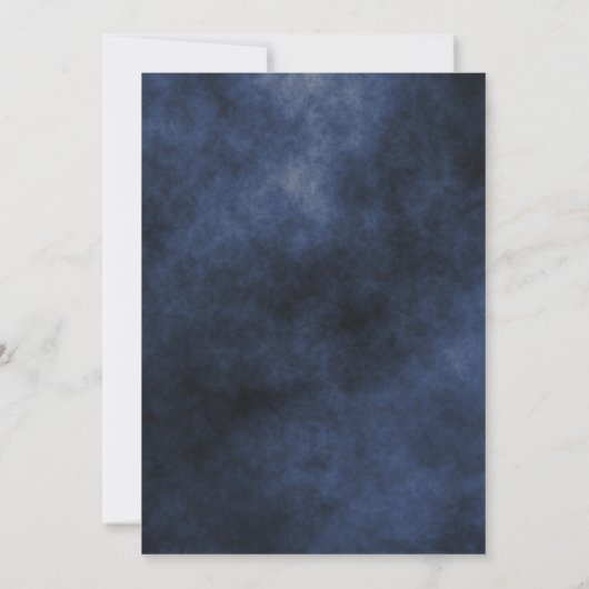 ハロウィンフクロウ幽霊のよく出るハウスパーティー不気味な怖い霧 招待状 (裏面)