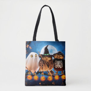 ハロウィンフクロウ トートバッグ
