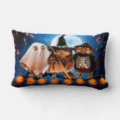 ハロウィンフクロウ ランバークッション (裏面)