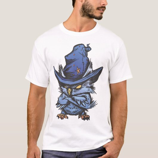 ハロウィンフクロウ Tシャツ (正面)