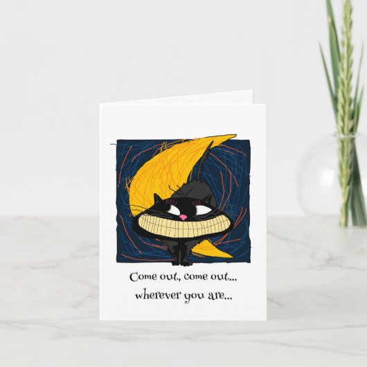 ハロウィンフライドキャット 招待状 (正面)