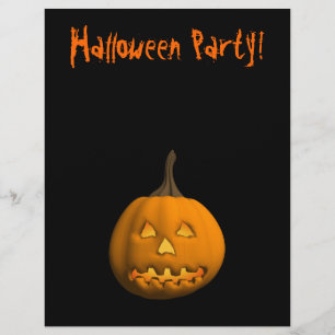 ハロウィンフライヤー：ジャック・オ・ランタン チラシ