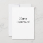 ハロウィンフラットカード ブーキャット サンキューカード (裏面)