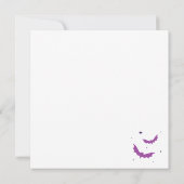 ハロウィンフラットカード(5.25x5.25)を搭載 (裏面)