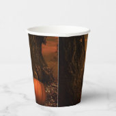 ハロウィンフルムーンハウス幽霊のよく出るホラーナイト 紙コップ (右)