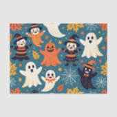 ハロウィンフレンドリー幽霊&ウィッチ紅葉 薄葉紙 (正面)