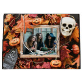 ハロウィンフレームの大きな抱き枕 ラージペーパーバッグ (正面)