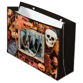 ハロウィンフレームの大きな抱き枕 ラージペーパーバッグ (正面アングル)