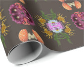 ハロウィンフローラ包装紙 ラッピングペーパー (ロールコーナー)