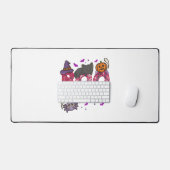 ハロウィンブハロウィーンの衣装 デスクマット (キーボード&マウス)