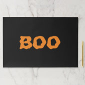 ハロウィンブブラックオレンジスプオキー紙ランチョンマット ペーパーパッド (インサイチュ)