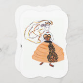 ハロウィンブライド セーブザデート (正面/裏面)