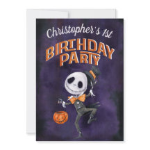 ハロウィンブラックオレンジ不気味かわいい1歳の誕生日