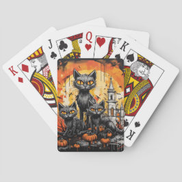 ハロウィンブラックキャット トランプ
