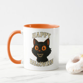 ハロウィンブラックキャット マグカップ