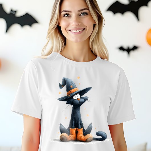 ハロウィンブラックキャット Tシャツ