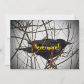 ハロウィンブラッククロウ招待状 招待状 (正面)