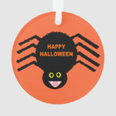 ハロウィンブラックスパイダーアクリルオーナメント オーナメント (裏面)