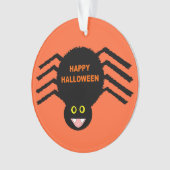 ハロウィンブラックスパイダーアクリルオーナメント オーナメント (正面)
