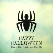 ハロウィンブラックスパイダーカスタム文字装飾 ウィンドウサイン (シート3)