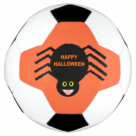 ハロウィンブラックスパイダーサッカーボール サッカーボール (正面)
