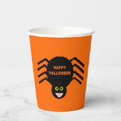 ハロウィンブラックスパイダー 紙コップ (裏面)