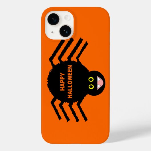 ハロウィンブラックスパイダー Case-Mate iPhoneケース (裏面)