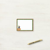 ハロウィンブラックラボ ポストイット (デスク上)