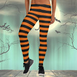 ハロウィンブラック&オレンジのコスチュームレギンス レギンス<br><div class="desc">ハロウィーンブラックとオレンジの衣装レギンス。あなたは魔女や囚人や囚人のようにドレスアップすることができる。</div>