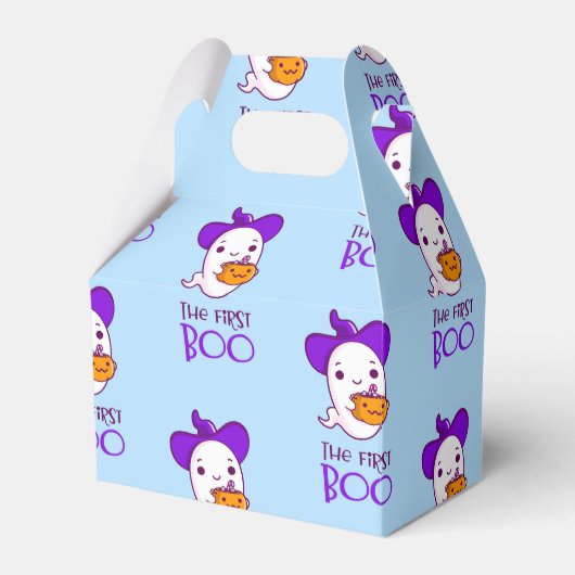 ハロウィンブルーの最初のブー フェイバーボックス (正面サイド)